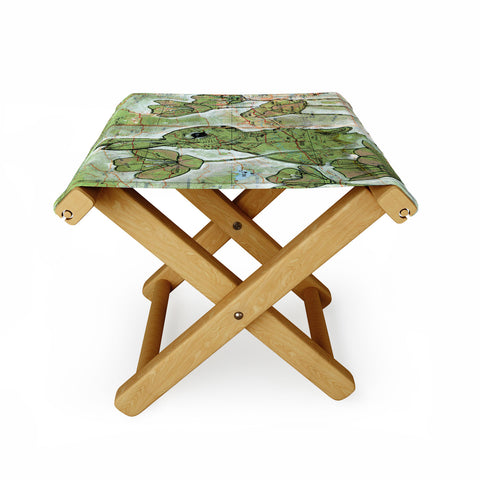 Land Of Lulu Signs Of Spring Folding Stool