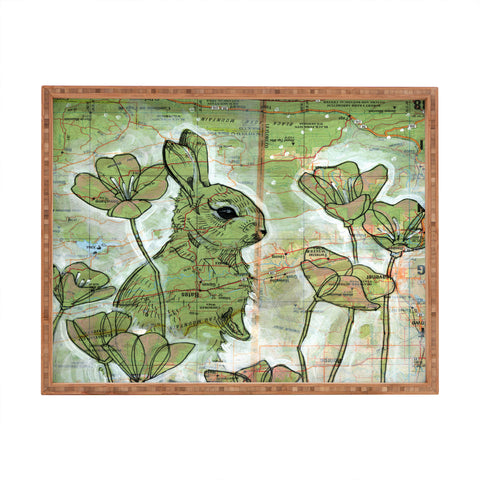 Land Of Lulu Signs Of Spring Rectangular Tray