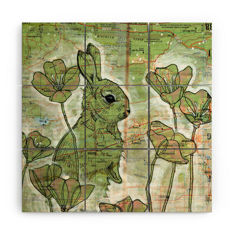 Land Of Lulu Signs Of Spring Wood Wall Mural