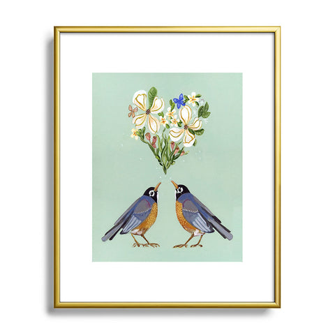 Land Of Lulu Spring Song Metal Framed Art Print