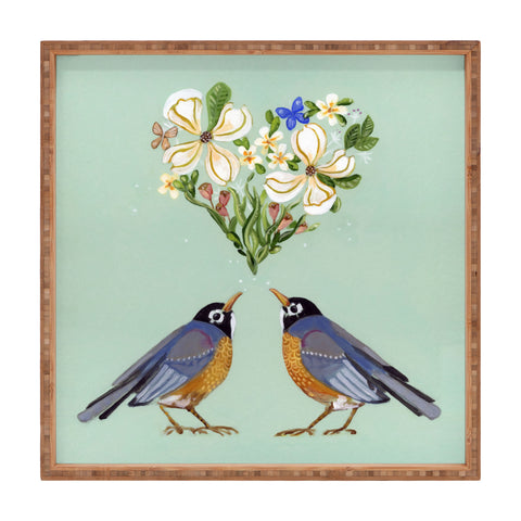 Land Of Lulu Spring Song Square Tray