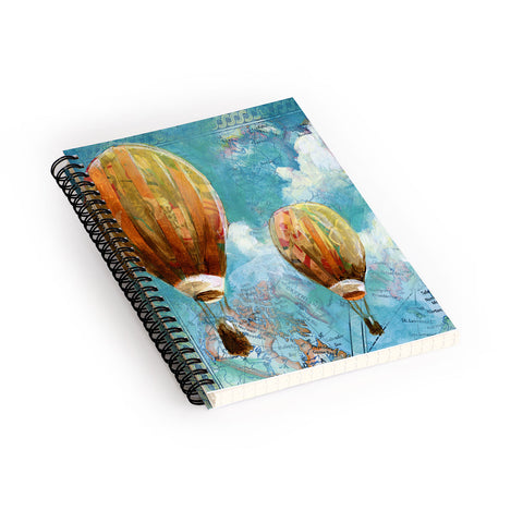 Land Of Lulu Two Balloons Spiral Notebook