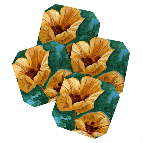 Land Of Lulu Two Flowers Coaster Set