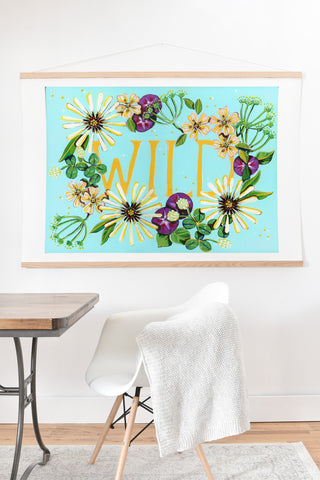 Land Of Lulu Wildflower Art Print And Hanger