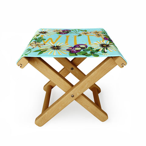 Land Of Lulu Wildflower Folding Stool