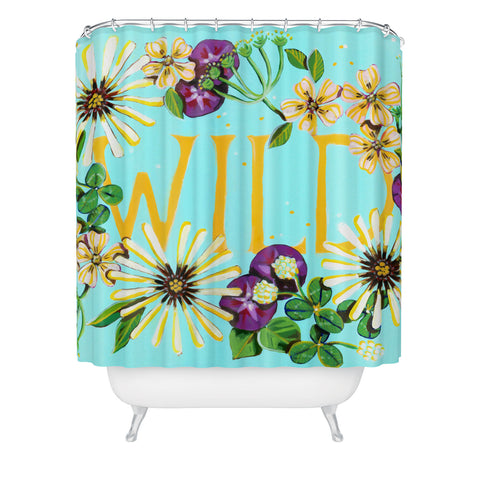 Land Of Lulu Wildflower Shower Curtain