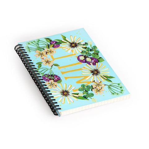 Land Of Lulu Wildflower Spiral Notebook