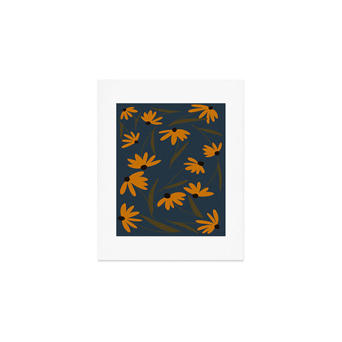 Lane and Lucia Autumn Floral Pattern Art Print
