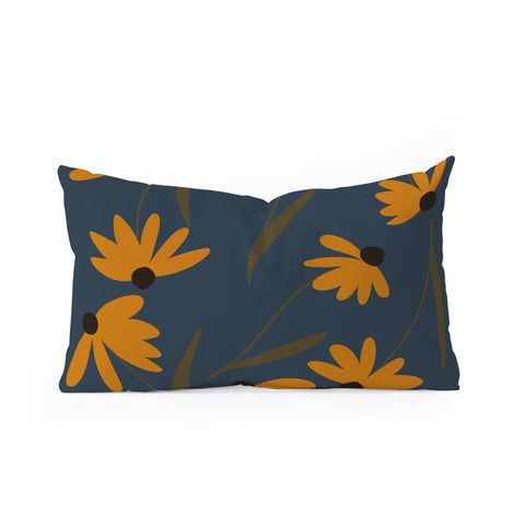 Lane and Lucia Autumn Floral Pattern Oblong Throw Pillow