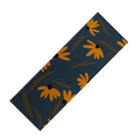 Lane and Lucia Autumn Floral Pattern Yoga Mat