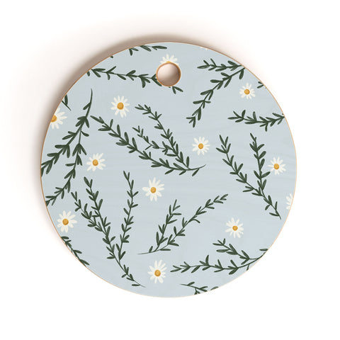 Lane and Lucia Chamomile and Rosemary Cutting Board Round
