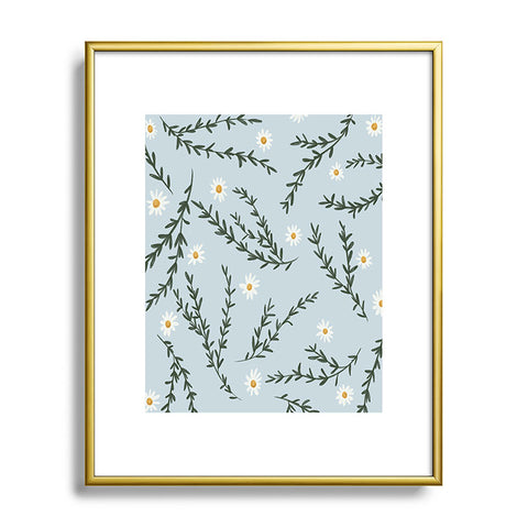 Lane and Lucia Chamomile and Rosemary Metal Framed Art Print