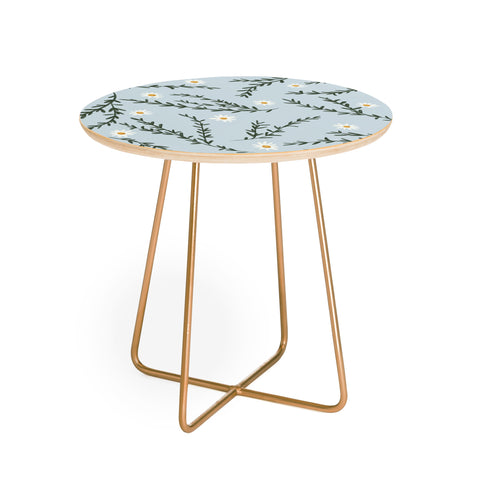 Lane and Lucia Chamomile and Rosemary Round Side Table