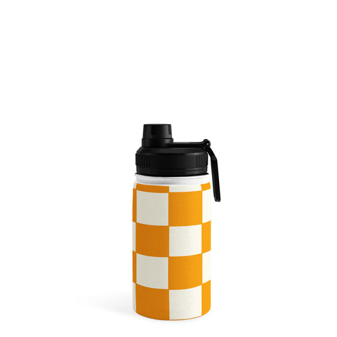 Lane and Lucia Citrus Check Pattern Water Bottle