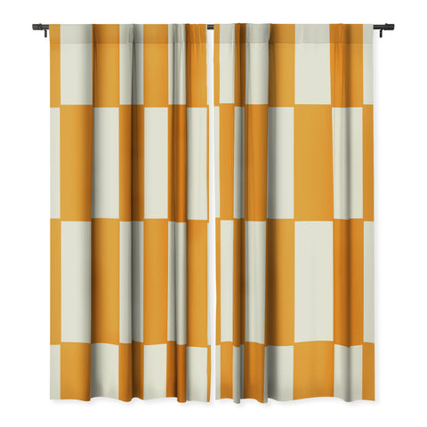 Lane and Lucia Citrus Check Pattern Blackout Non Repeat