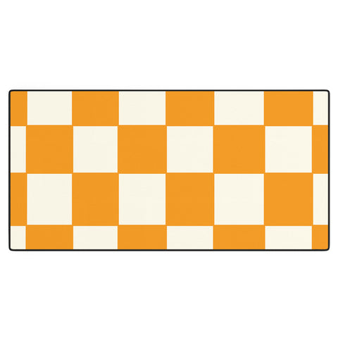 Lane and Lucia Citrus Check Pattern Desk Mat