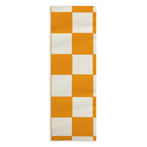 Lane and Lucia Citrus Check Pattern Yoga Towel