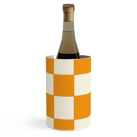 Lane and Lucia Citrus Check Pattern Wine Chiller
