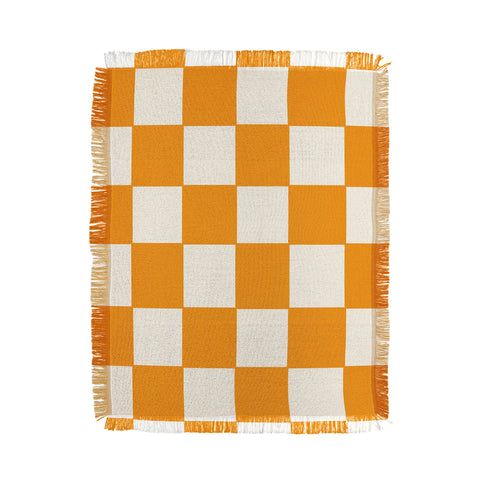 Lane and Lucia Citrus Check Pattern Throw Blanket
