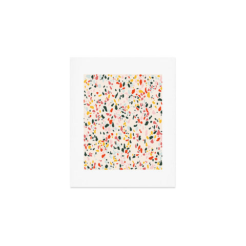 Lane and Lucia Confetti Terrazzo Art Print