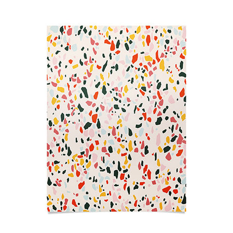 Lane and Lucia Confetti Terrazzo Poster