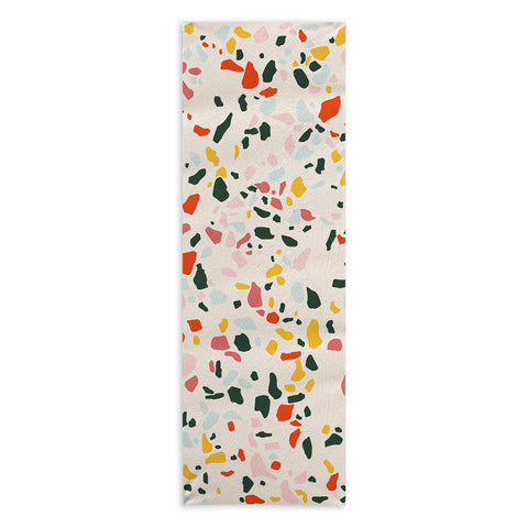 Lane and Lucia Confetti Terrazzo Yoga Towel