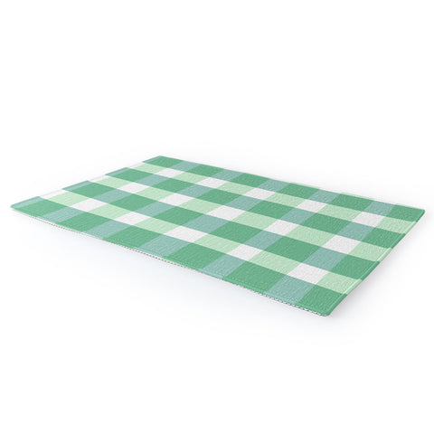 Lane and Lucia Green Gingham Area Rug