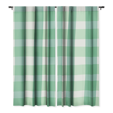 Lane and Lucia Green Gingham Blackout Non Repeat