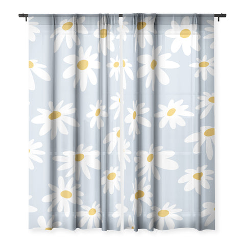 Lane and Lucia Lazy Daisies Sheer Non Repeat