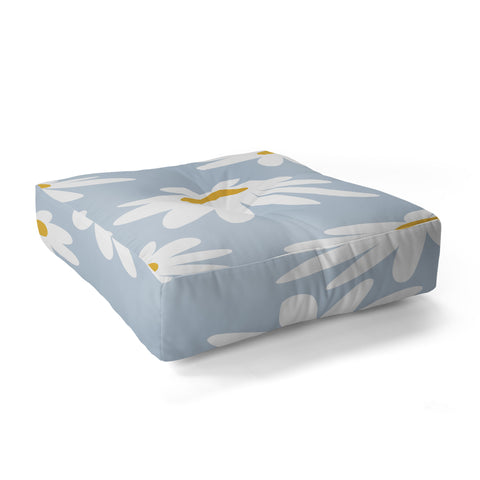 Lane and Lucia Lazy Daisies Floor Pillow Square