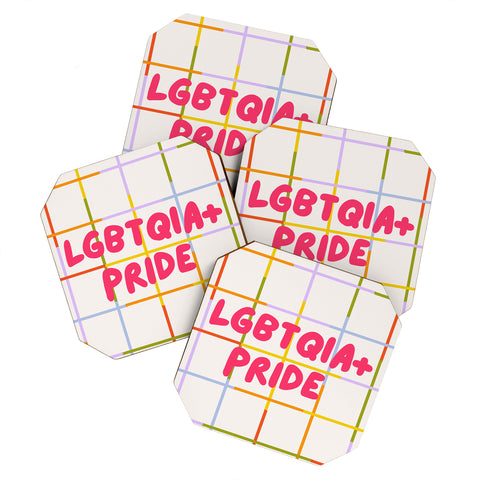 Lane and Lucia LGBTQIA Pride Coaster Set