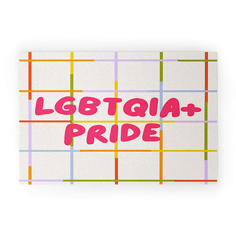 Lane and Lucia LGBTQIA Pride Welcome Mat