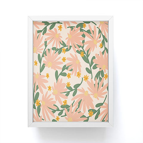 Lane and Lucia Meadow of Autumn Wildflowers Framed Mini Art Print