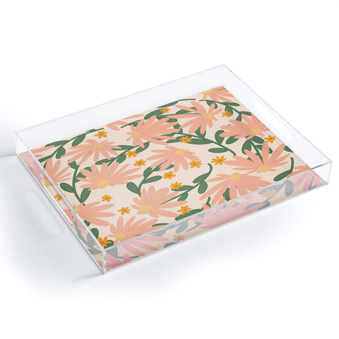 Lane and Lucia Meadow of Autumn Wildflowers Acrylic Tray
