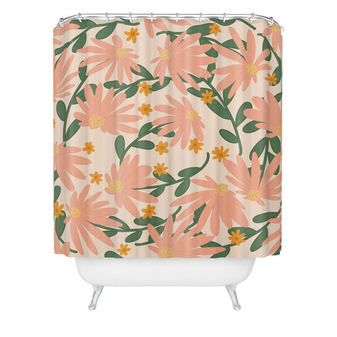 Lane and Lucia Meadow of Autumn Wildflowers Shower Curtain