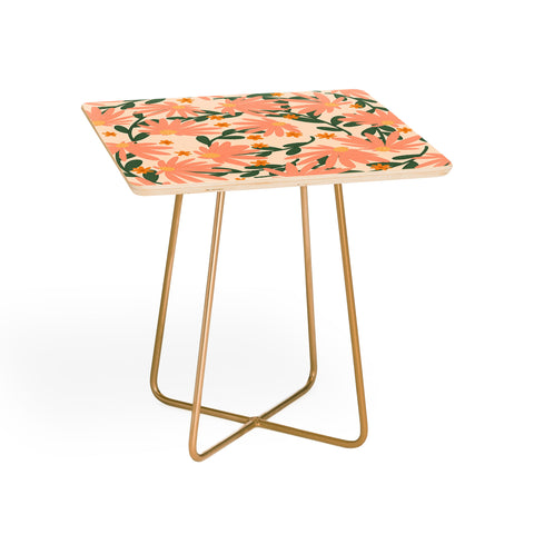Lane and Lucia Meadow of Autumn Wildflowers Side Table
