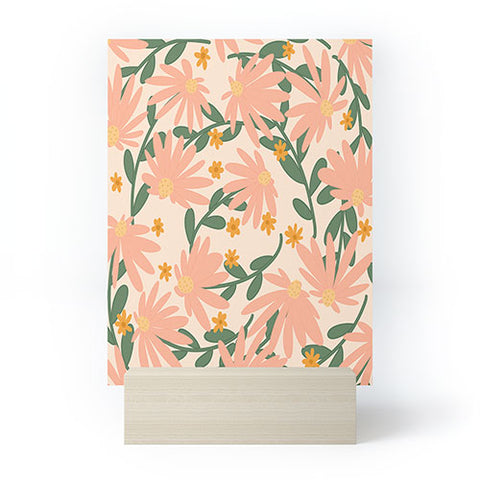 Lane and Lucia Meadow of Autumn Wildflowers Mini Art Print