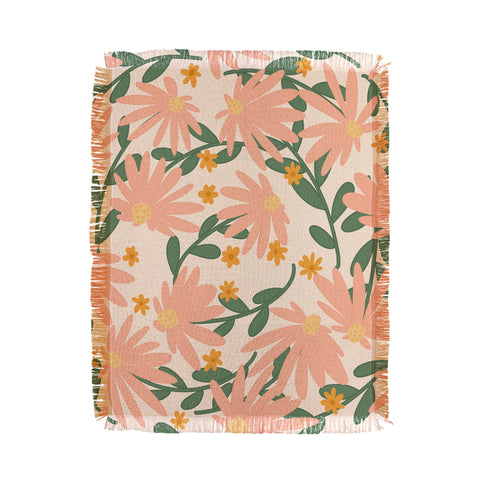 Lane and Lucia Meadow of Autumn Wildflowers Throw Blanket