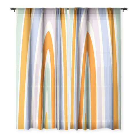 Lane and Lucia Mod Rainbow Sheer Non Repeat