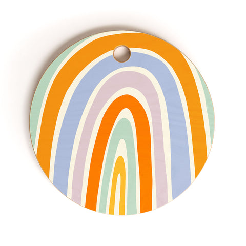 Lane and Lucia Mod Rainbow Cutting Board Round