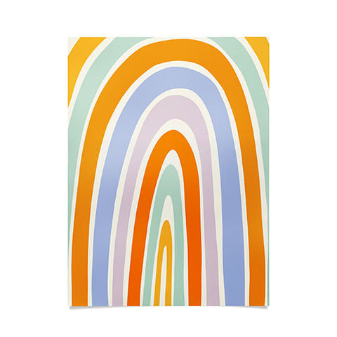 Lane and Lucia Mod Rainbow Poster