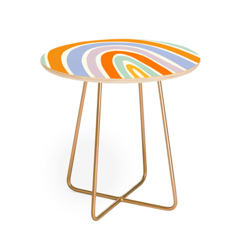 Lane and Lucia Mod Rainbow Round Side Table