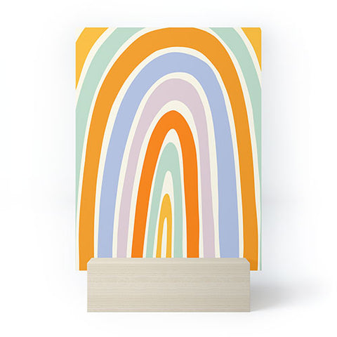 Lane and Lucia Mod Rainbow Mini Art Print