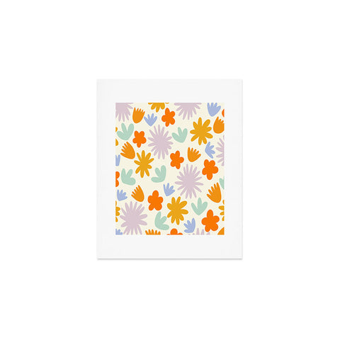 Lane and Lucia Mod Spring Flowers Art Print