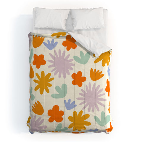 Lane and Lucia Mod Spring Flowers Comforter