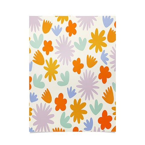 Lane and Lucia Mod Spring Flowers Poster