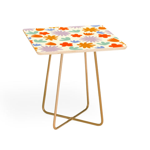 Lane and Lucia Mod Spring Flowers Side Table