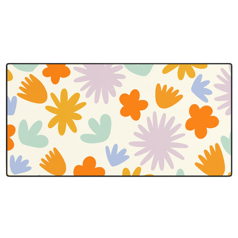Lane and Lucia Mod Spring Flowers Desk Mat