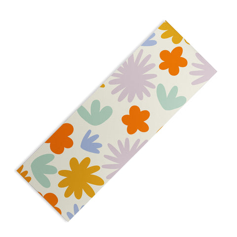 Lane and Lucia Mod Spring Flowers Yoga Mat