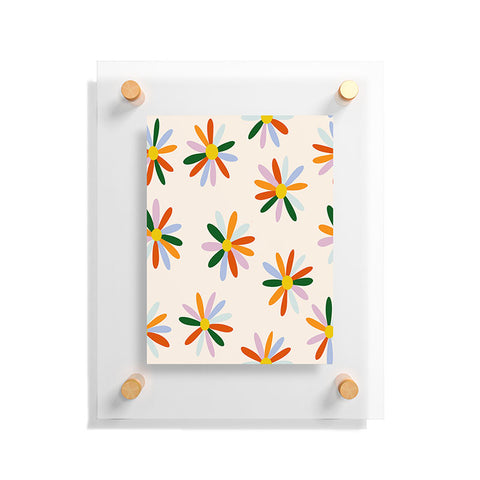 Lane and Lucia Patchwork Daisies Floating Acrylic Print